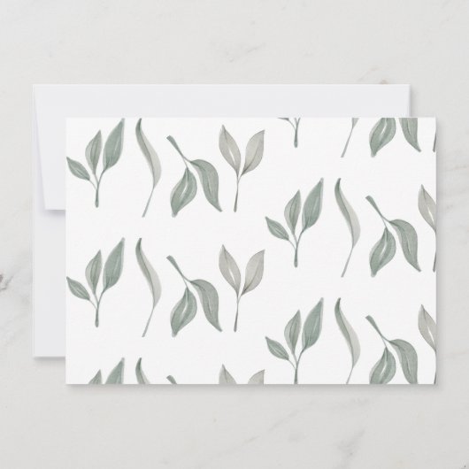 Brunch mit der Braut | BLUME Einladung (Rückseite)