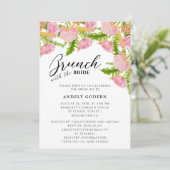 Brunch mit der Braut Einladung (Stehend Vorderseite)
