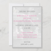 Brunch mit georgischem Brunnen Einladung (Vorderseite)