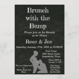 Brunch mit Klappschachtel Einladung