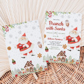 Brunch mit Weihnachts-Party Einladung