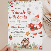 Brunch mit Weihnachts-Party Einladung