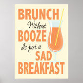 Brunch ohne Boost Brunch Poster (Vorne)
