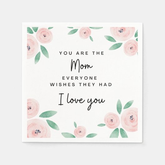 Brunch-Party der Mutter Neapel Serviette (Vorderseite)