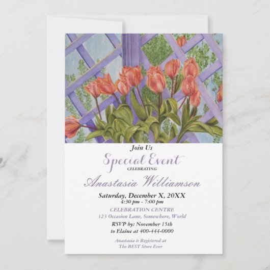 BRUNCH-PARTY-EREIGNIS EINLADUNG (Vorderseite)