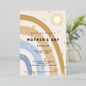 Brunch Rainbow Folieneinladung (Stehend vorne)