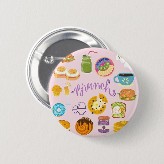 Brunch Squad Button (Vorne & Hinten)
