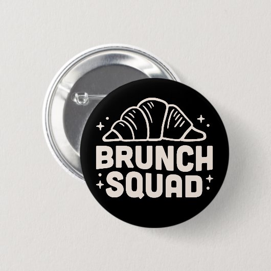 Brunch Squad Club Button (Vorne & Hinten)