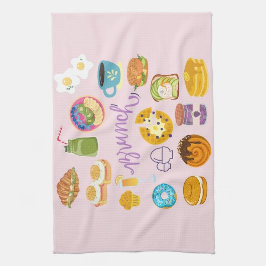 Brunch Squad Geschirrtuch (Vertikal)
