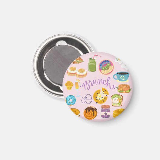Brunch Squad Magnet (Vorderseite/Rückseite)