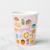 Brunch Squad Pappbecher (Rückseite)