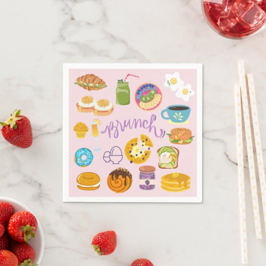Brunch Squad Serviette (Beispiel)