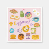 Brunch Squad Serviette (Vorderseite)