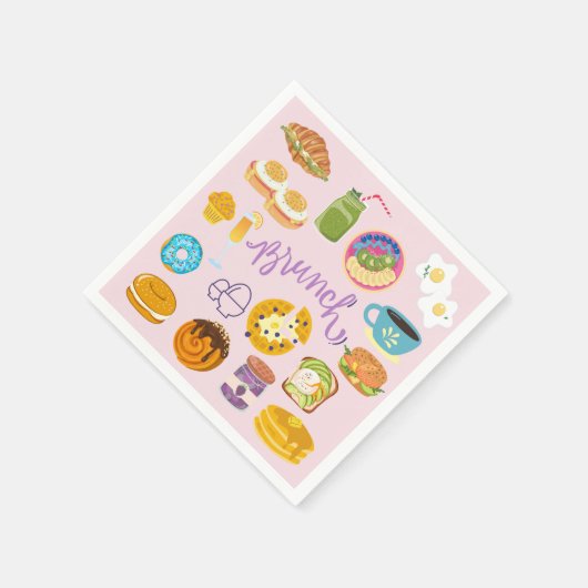 Brunch Squad Serviette (Ecke)