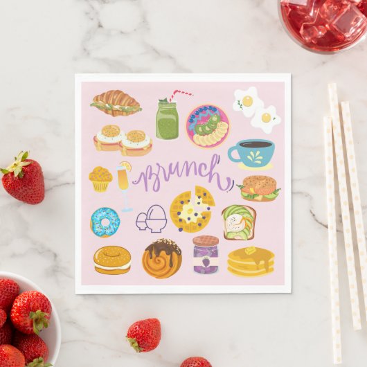 Brunch Squad Serviette (Beispiel)