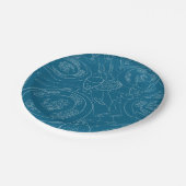 Brunch Tablescape Pappteller (Schrägansicht)