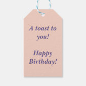 Brunch Toast Geschenkanhänger (Rückseite)