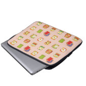 Brunch Toast Laptopschutzhülle (Vorne Knopf)