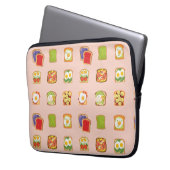 Brunch Toast Laptopschutzhülle (Vorderseite Links)