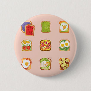 Brunch-Toast-Muster Button