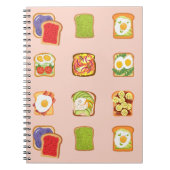 Brunch Toast Notizblock (Vorderseite)