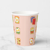 Brunch Toast Pappbecher (Rechts)