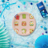 Brunch Toast Pappteller (Party)