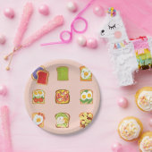 Brunch Toast Pappteller (Party)