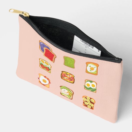 Brunch Toast Zubehörtasche (Offen)