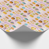Brunch-Truppe Geschenkpapier (Ecke)