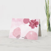 Brunch und Baby-Dusche mit Whirlpool-Foto Dankeskarte (Rückseite)