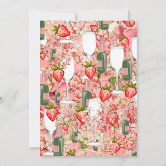 Brunch und Brautdusche Einladung (Rückseite)