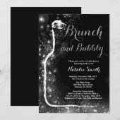 Brunch und Brautdusche Einladung (Vorne/Hinten)