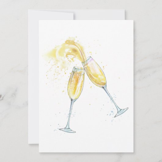 Brunch und Brautdusche Einladung (Rückseite)