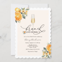 Brunch und Brautdusche Einladung
