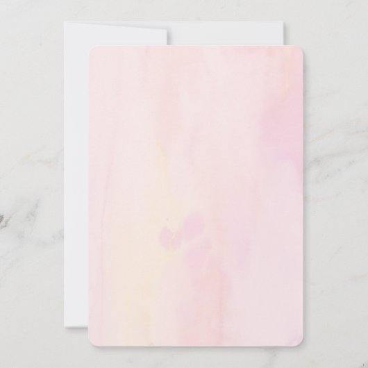 Brunch und Brautdusche Einladung (Rückseite)