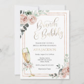 Brunch und Brautdusche Einladung (Vorderseite)