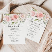 Brunch und Brautdusche Einladung