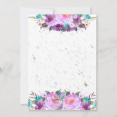 Brunch und Brautdusche Einladung (Rückseite)