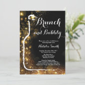 Brunch und Brautdusche Einladung (Stehend Vorderseite)