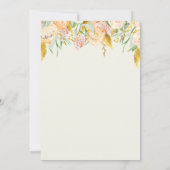 Brunch und Brautdusche Einladung (Rückseite)