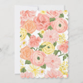 Brunch und Brautdusche Einladung (Rückseite)