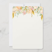 Brunch und Brautdusche Einladung (Rückseite)