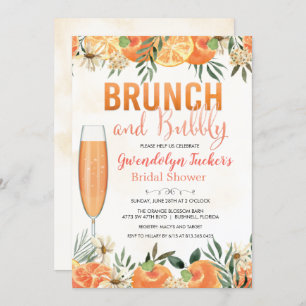 Brunch und Brautdusche Einladung