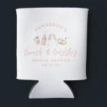 Brunch und Brautparty Dosenkühler<br><div class="desc">Pink mädchenhafte Champagner und Cocktails Bachelorette Brautparty Gastgeschenk</div>