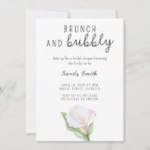 Brunch und Brautparty Einladung (Vorderseite)