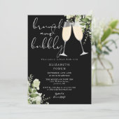 Brunch und Brautparty im Grünen Einladung (Stehend Vorderseite)