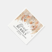 Brunch und Brautparty Pampelgras Napoleon Serviette (Ecke)