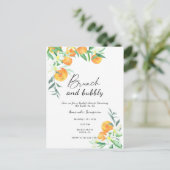 Brunch und Brautparty Postkarte (Stehend Vorderseite)