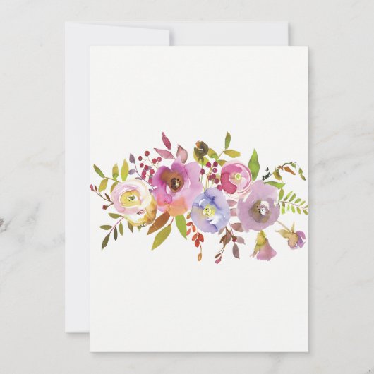 Brunch und Bubble-Brautparty-Blumenladen Einladung (Rückseite)